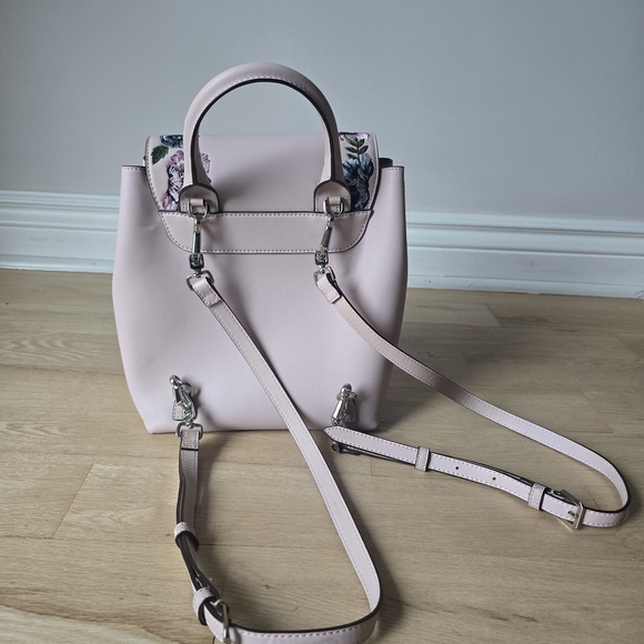 Charles & Keith Pink Floral Backpack - Picture 2 of 5